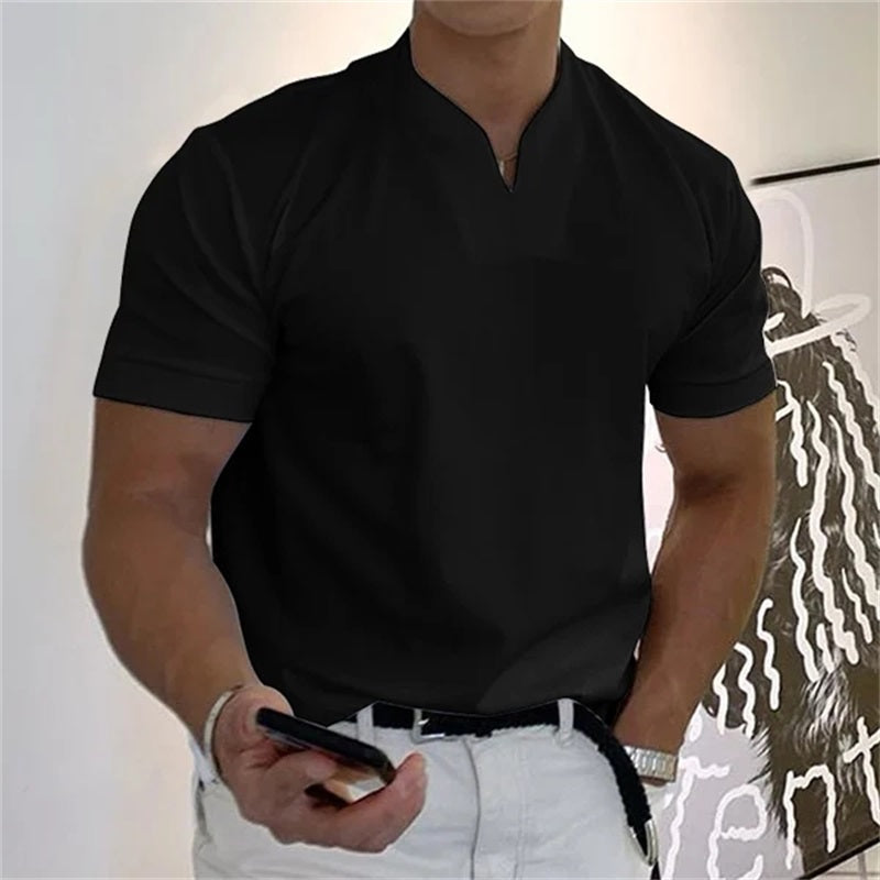 2025 Gentlemans business kortärmad fitness-T-shirt