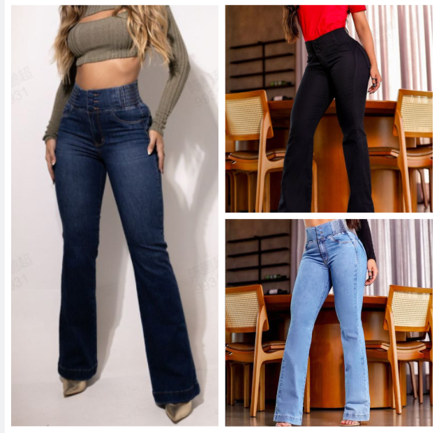 🔥2025 varm försäljning🔥 Stretchiga jeans med hög midja