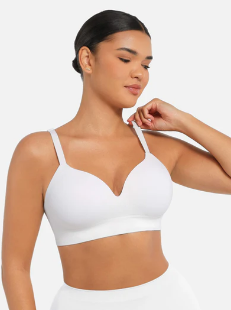 Feelingirl Trådlös Push-Up Sömlös Bekväm BH med Full Täcknin