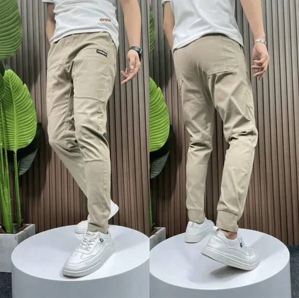 đ„Herrers Högstretchiga Multifickor Skinny Cargo Byxor đ sĂ„ coolađ„