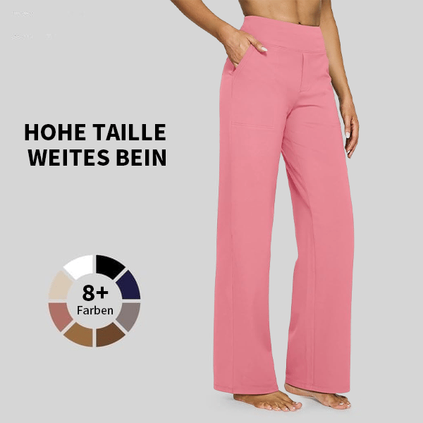 đ Sista dagen 50% rabatt đ„ Löst sittande byxor med hög midja för affĂ€rsmĂ€ssig fritid och yogabyxor