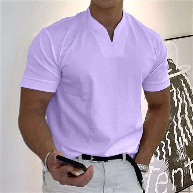 2025 Gentlemans business kortärmad fitness-T-shirt