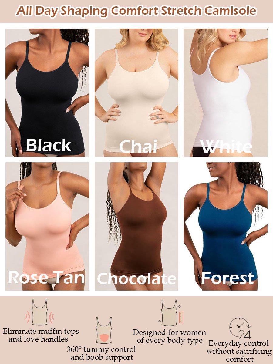 🔥KÖP MER SPARA MER - 💕2025 ÅRS HETASTA SELLER – Formgivande stretchcamisole för heltidskomfor🥰