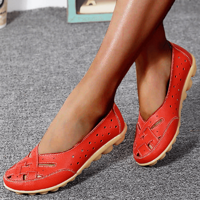 đ„49% RABATT - Ortopediska Loafers i andningsbart lĂ€de