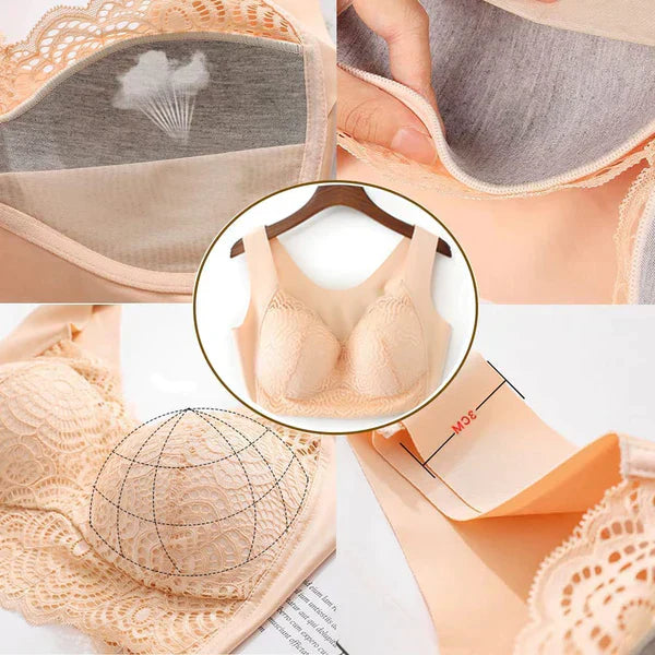 đżăSECOND SKINăCLOUD LIFT BRA SET | 3-pack sömlösa och trĂ„dlösa | halkfria grepp och andas