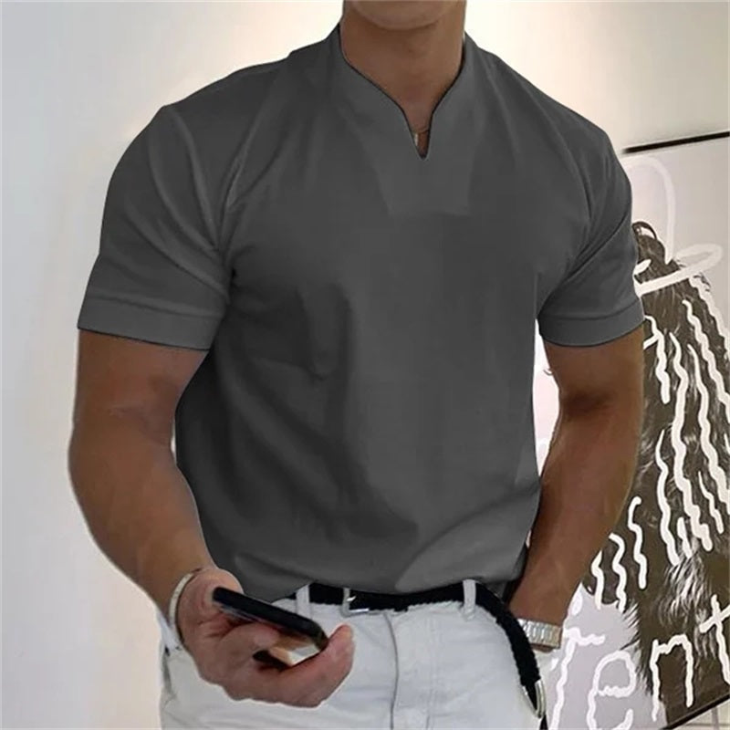 2025 Gentlemans business kortärmad fitness-T-shirt
