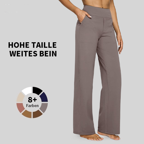 đ Sista dagen 50% rabatt đ„ Löst sittande byxor med hög midja för affĂ€rsmĂ€ssig fritid och yogabyxor