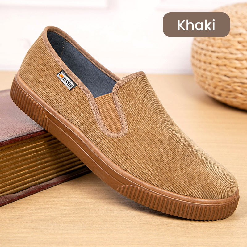 Herr Slip-On Andningsbara Mjuka Sula Skor