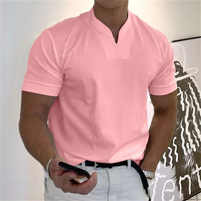 2025 Gentlemans business kortärmad fitness-T-shirt
