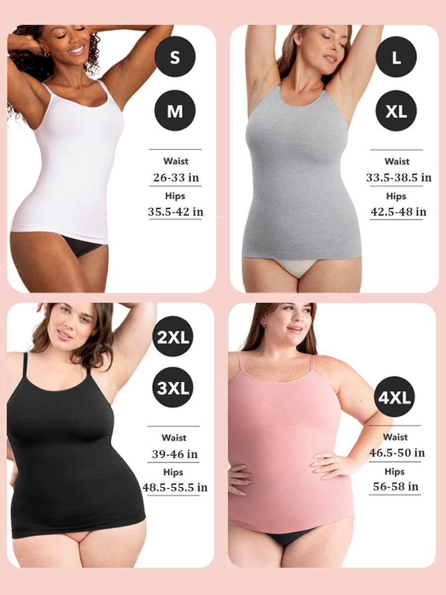 🔥KÖP MER SPARA MER - 💕2025 ÅRS HETASTA SELLER – Formgivande stretchcamisole för heltidskomfor🥰
