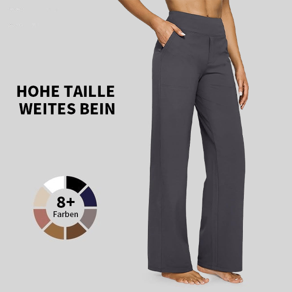đ Sista dagen 50% rabatt đ„ Löst sittande byxor med hög midja för affĂ€rsmĂ€ssig fritid och yogabyxor