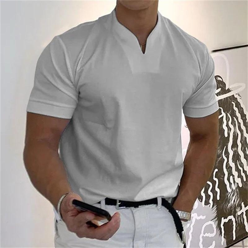 2025 Gentlemans business kortärmad fitness-T-shirt