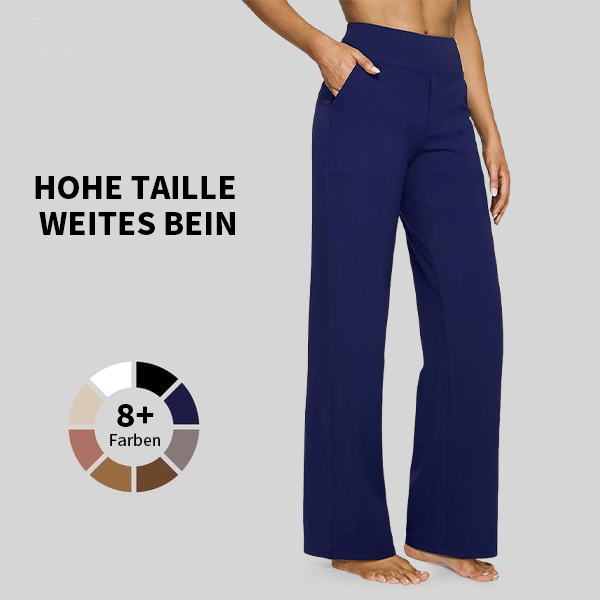 đ Sista dagen 50% rabatt đ„ Löst sittande byxor med hög midja för affĂ€rsmĂ€ssig fritid och yogabyxor