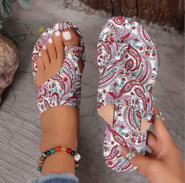 đ„ LĂ€ttviktsortopediska platta sandaler för kvinnor