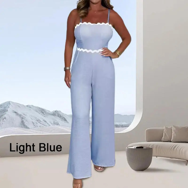 Elegant jumpsuit med inbyggd behå för kvinno