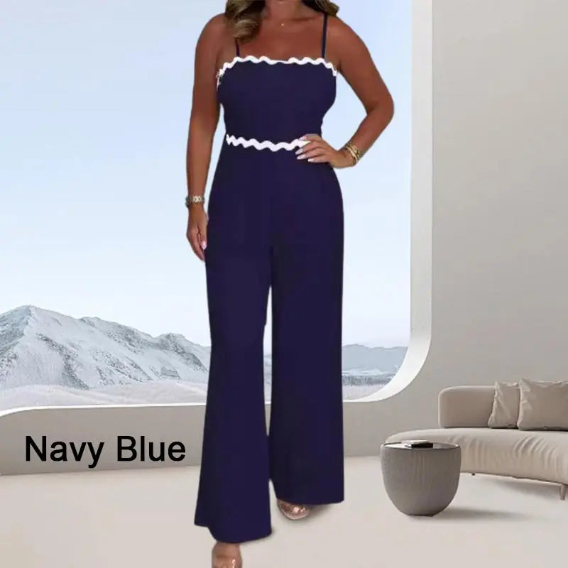 Elegant jumpsuit med inbyggd behå för kvinno