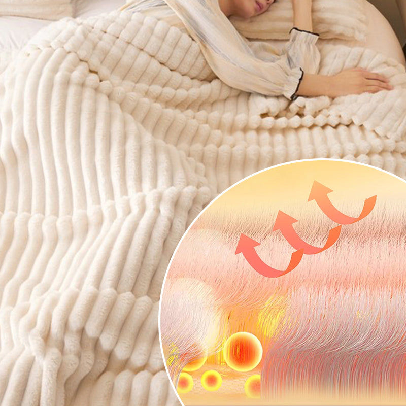🎅Julrea – 70 % rabatt🛏️Tjock kaninplush & mjölkvelourtäcke