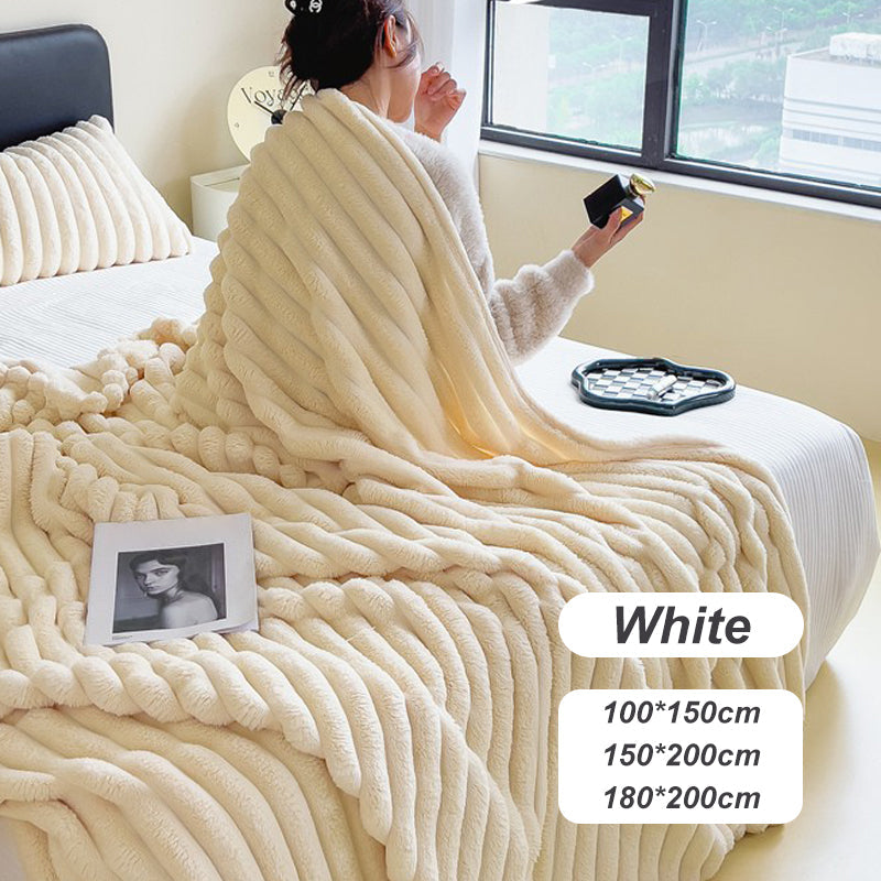 🎅Julrea – 70 % rabatt🛏️Tjock kaninplush & mjölkvelourtäcke
