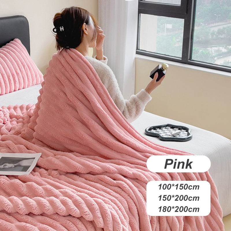 🎅Julrea – 70 % rabatt🛏️Tjock kaninplush & mjölkvelourtäcke