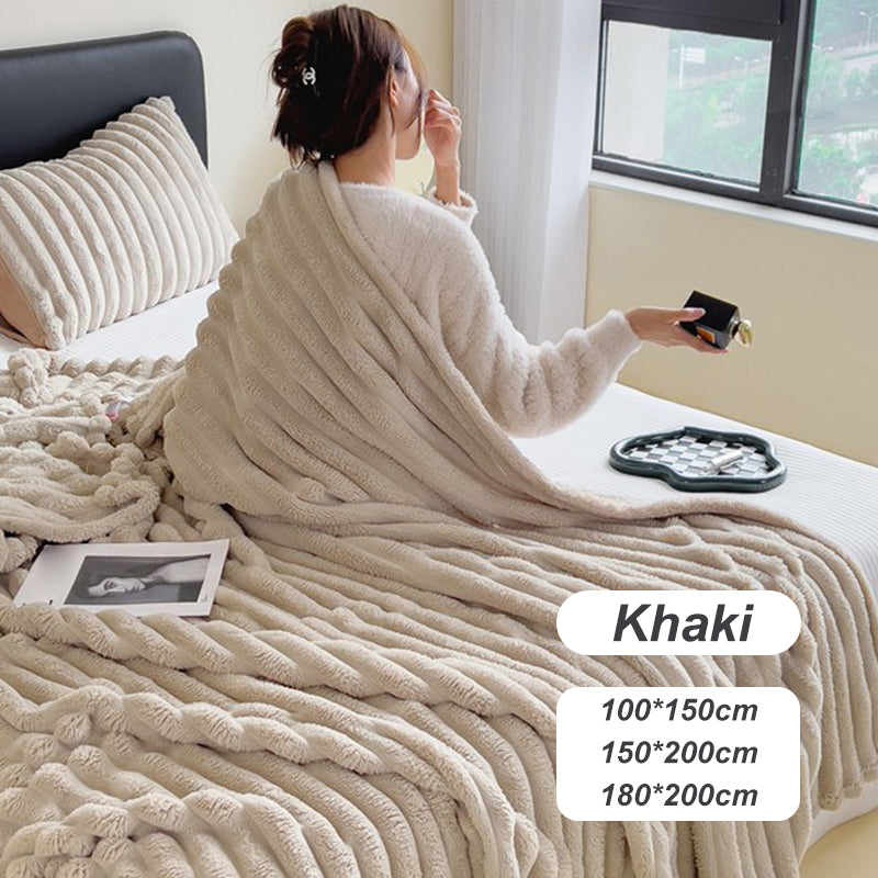 🎅Julrea – 70 % rabatt🛏️Tjock kaninplush & mjölkvelourtäcke