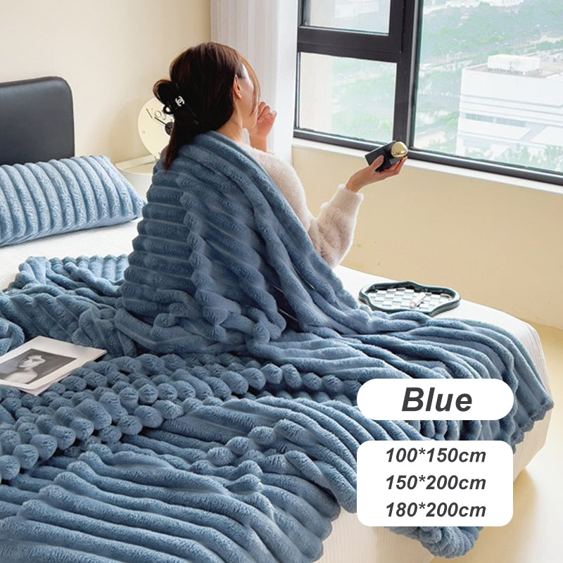 🎅Julrea – 70 % rabatt🛏️Tjock kaninplush & mjölkvelourtäcke