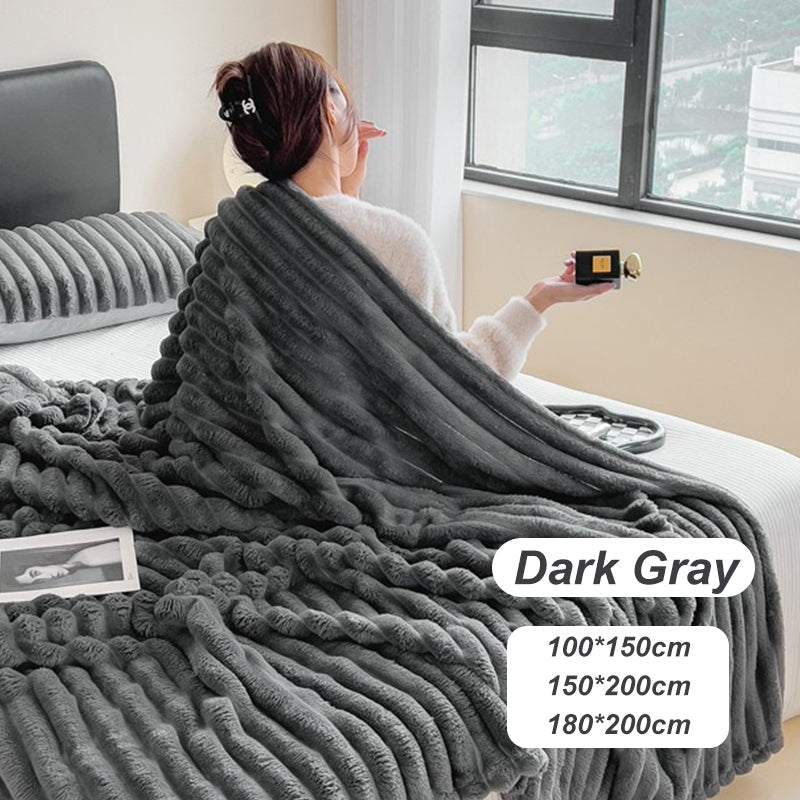 🎅Julrea – 70 % rabatt🛏️Tjock kaninplush & mjölkvelourtäcke