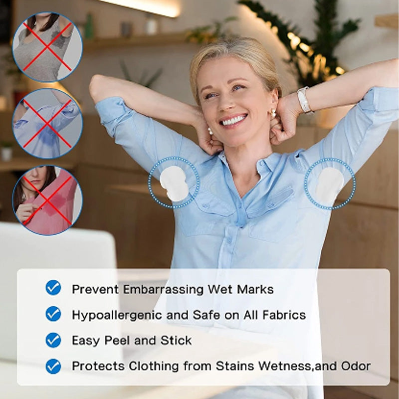Ultra-Thin Disposable Underarm Sweat Pads
