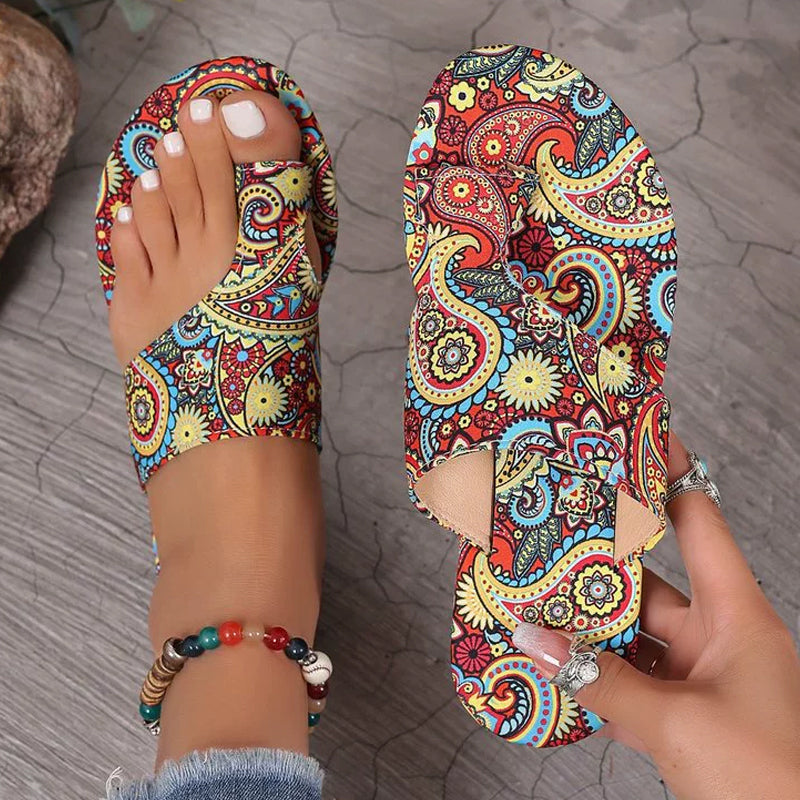 đ„ LĂ€ttviktsortopediska platta sandaler för kvinnor