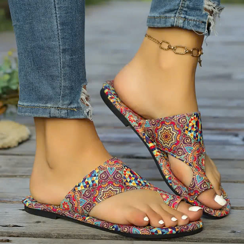 đ„ LĂ€ttviktsortopediska platta sandaler för kvinnor