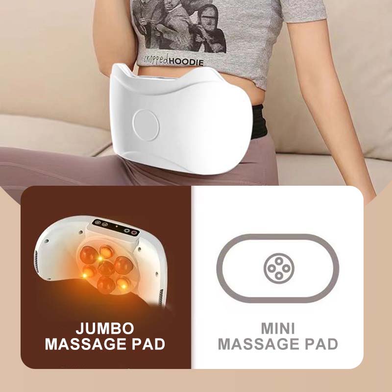 Elektrisk trådlös bukmassageapparat för fettförbränning och matsmältning