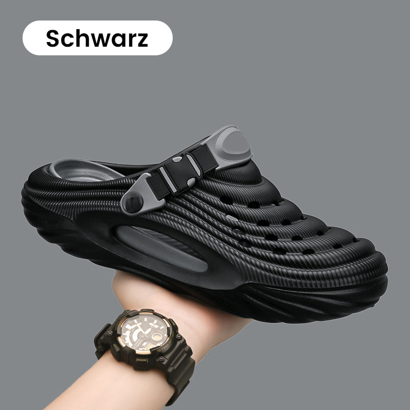 Andningsbara slip-on-sandaler för män