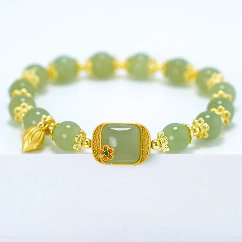 đ„Koop 1 Krijg 1 Gratisđ„Hetian Jade Kralen Armband
