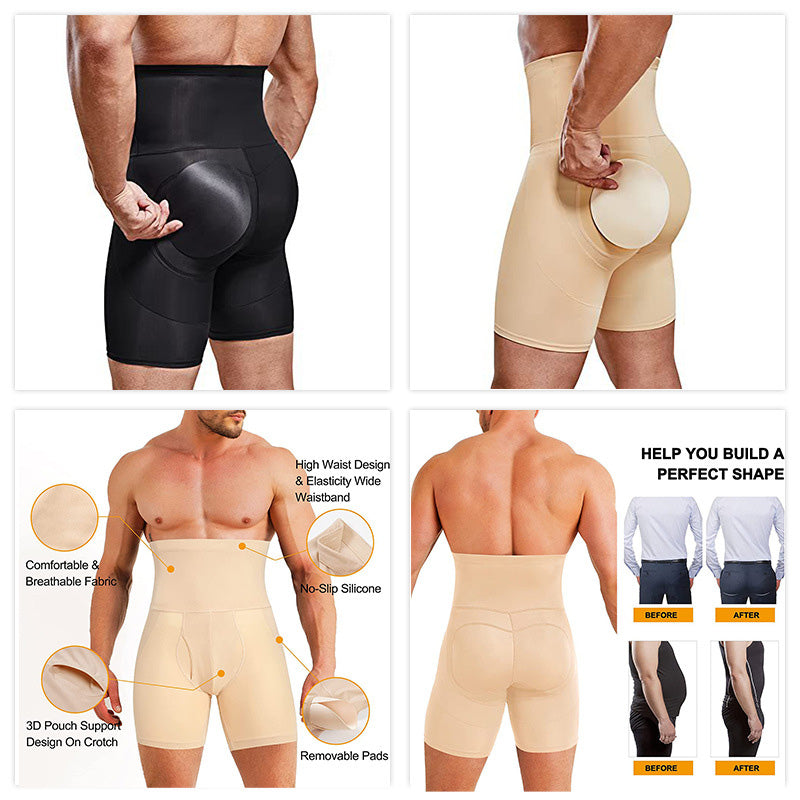 Höga midjor för män Butt Lifter Shapewear