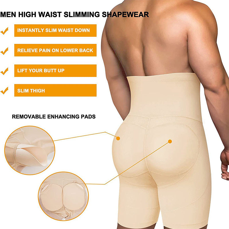 Höga midjor för män Butt Lifter Shapewear