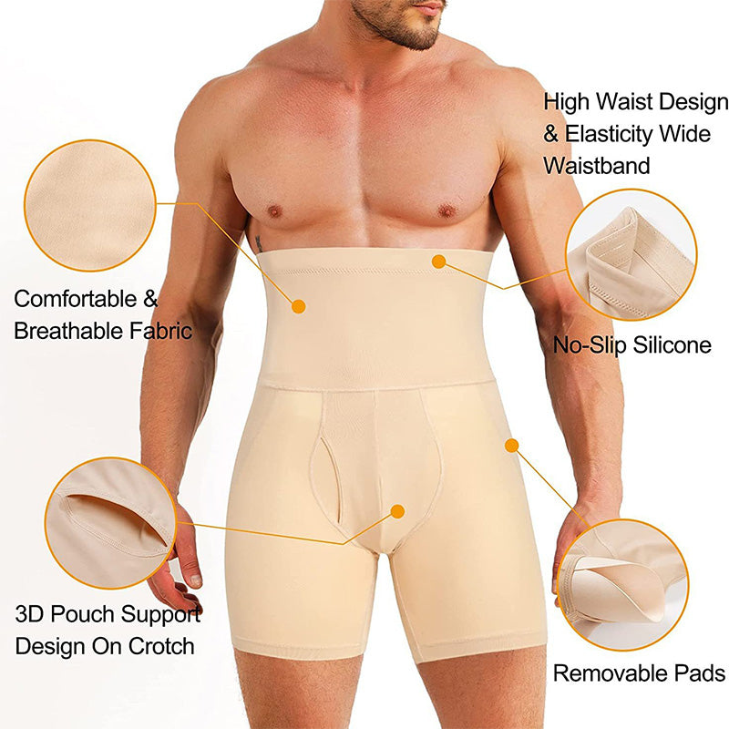 Höga midjor för män Butt Lifter Shapewear