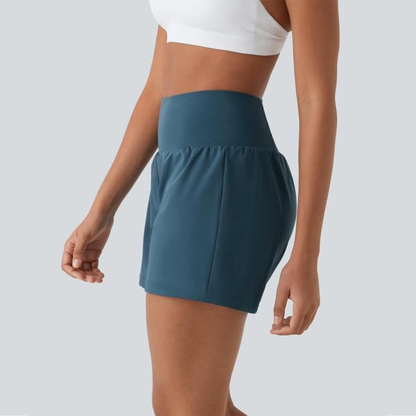 ✨️ 2025 Het försäljning 49% OFF🥰 2-i-1-yogashorts med hög midja och sidofickor