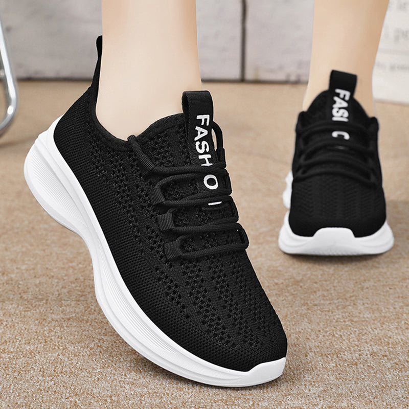 Sneakers i lättviktsnät för kvinnor med bra andningsförmåga