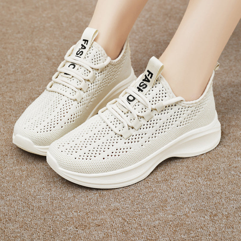 Sneakers i lättviktsnät för kvinnor med bra andningsförmåga