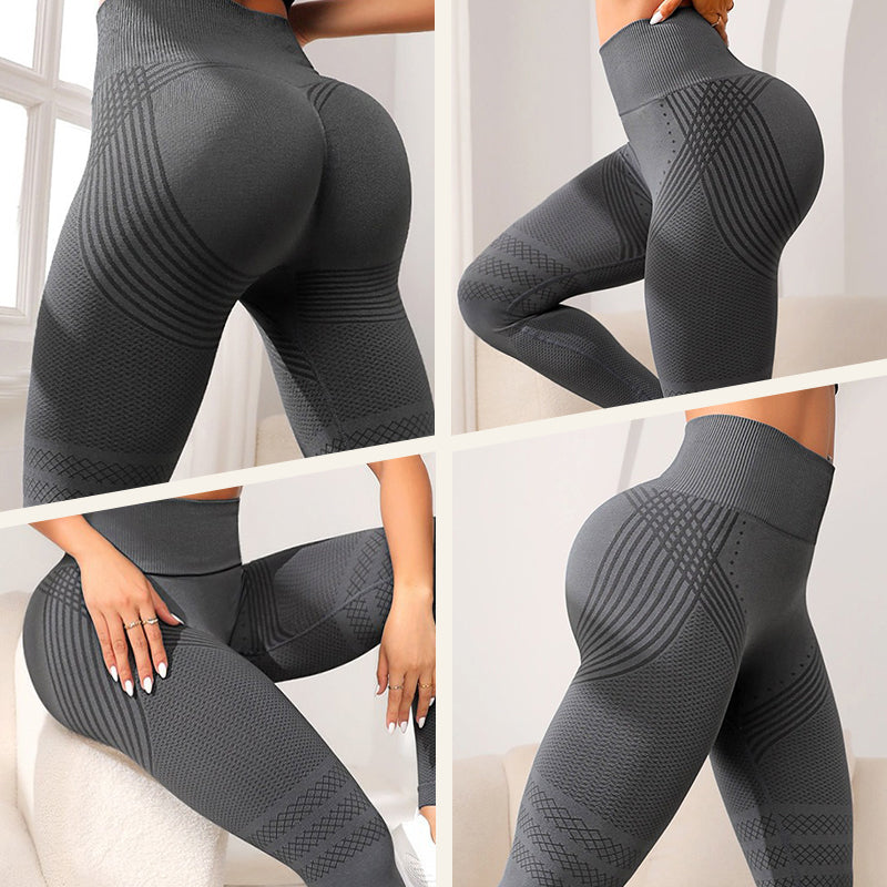 Slim Fit högstretchiga yogabyxo