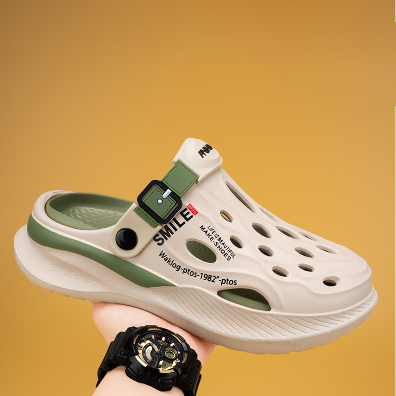 Unisex avslappnade och lätta slip-on-träskor