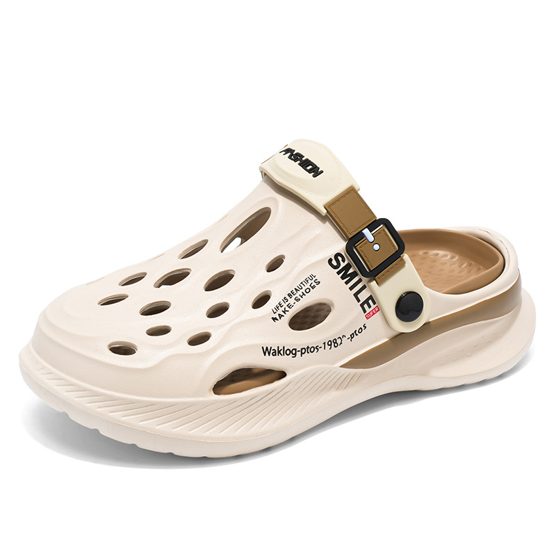 Unisex avslappnade och lätta slip-on-träskor