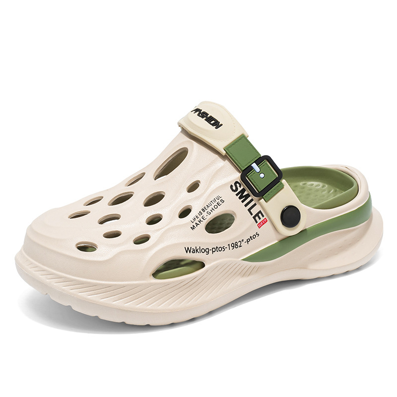 Unisex avslappnade och lätta slip-on-träskor
