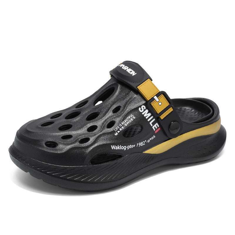 Unisex avslappnade och lätta slip-on-träskor