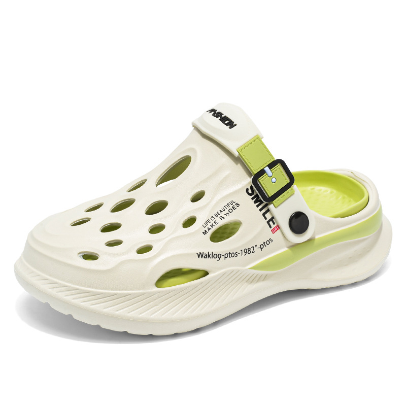 Unisex avslappnade och lätta slip-on-träskor
