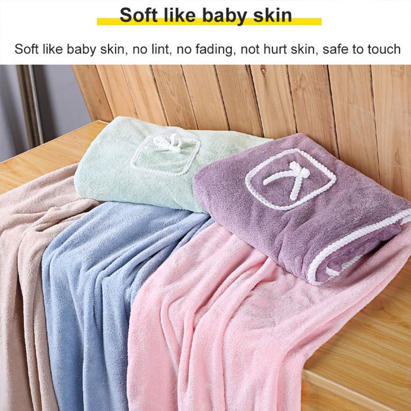Perfekt present - Absorberande badhandduk i korallfleece