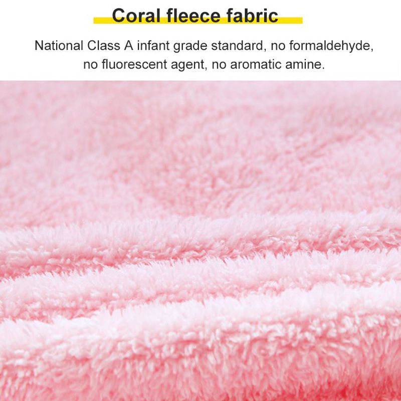 Perfekt present - Absorberande badhandduk i korallfleece