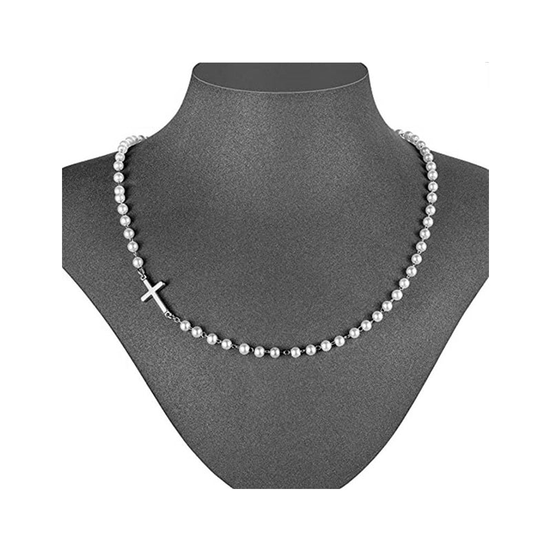 ✨Damernas Eleganta Korspärla Halsband i Syntetpärlor