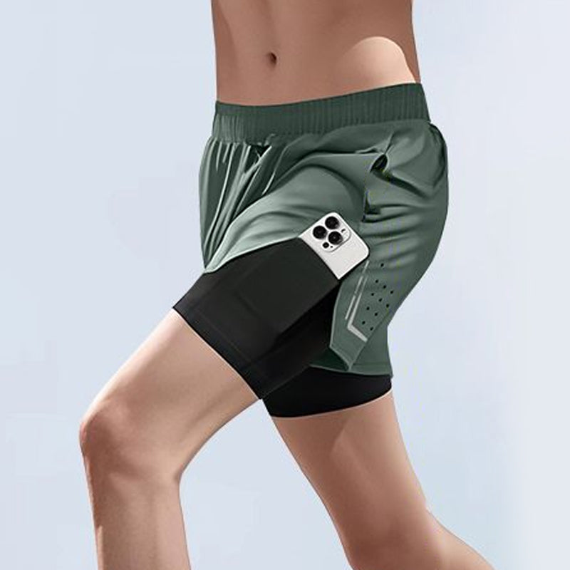 Andningsbara och bekväma sportshorts för män