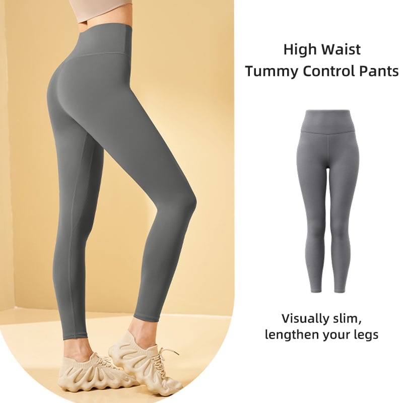 Träningsleggings med hög midja och magkontroll