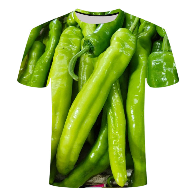 Kryddig & snygg T-shirt med chilimönste